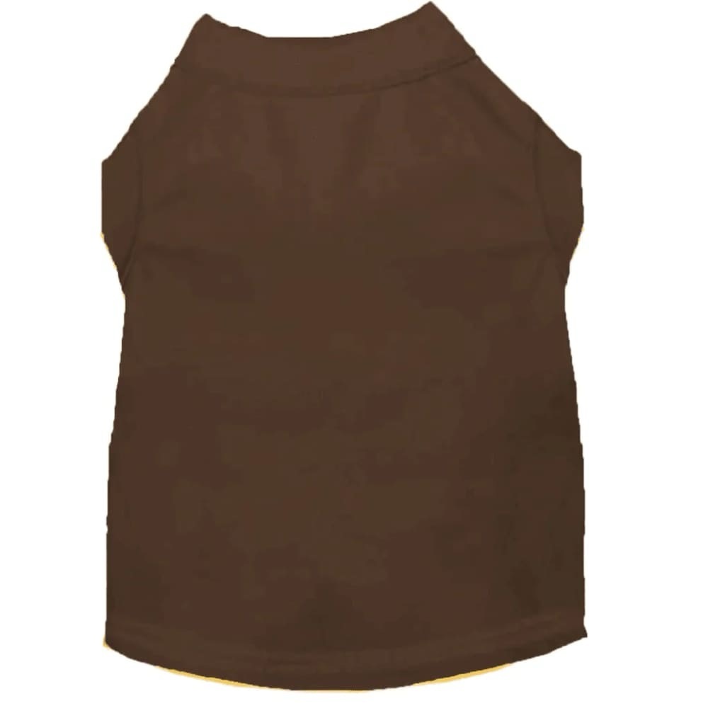 Blank Pet Shirts, Brown 10-Pack XS (Fits 0-3lbs)